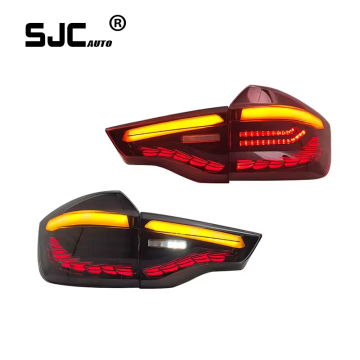 SJC Car Lights Assembly For BMW X3 G08 G01 LED Dragon Scale Rear Turn Signal Lights 2018-2022 Back Lamp GTS Taillamps
