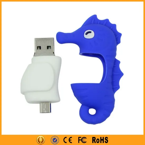New 2016 Top Selling Custom Cute PVC OTG Flash Drive