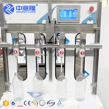 Automatic 2/4 Liquid Filling Machine for Precise Dispensing of Water/Cleaner