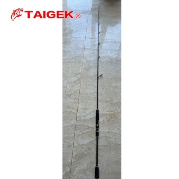 TAIGEK 24T High Carbon Bass Fishing Rod for Light Slow Jigging with 150g Lure