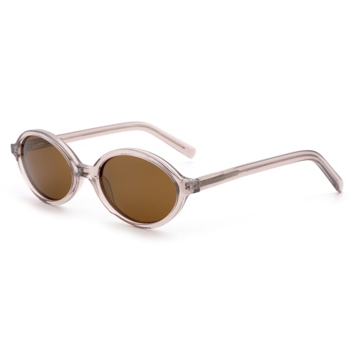 Retro Oval Acetate Sunglasses