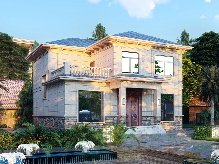 Light steel villa (21)