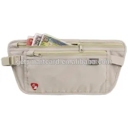 Travel Security RFID Blocking Waist Stash