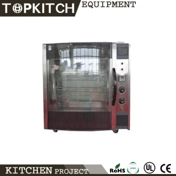 CE Approved High Efficiency Stainless Steel Commercial Chicken Rotisserie Machine