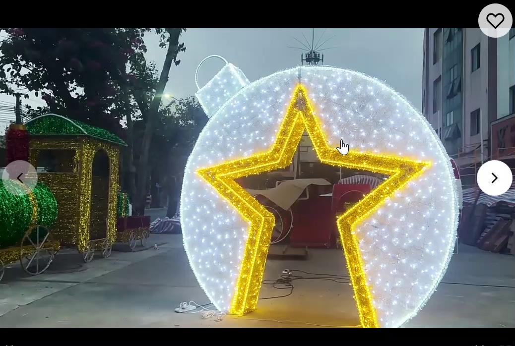 Holiday-Event Outdoor LED Ball Arch Lights