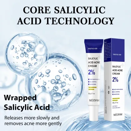Salicylic Acid & Hyaluronic Acid Face Cream for Skin Repair and Acne Removal