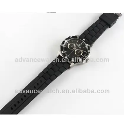 Hot sport watches western watches men silicone wristband watch