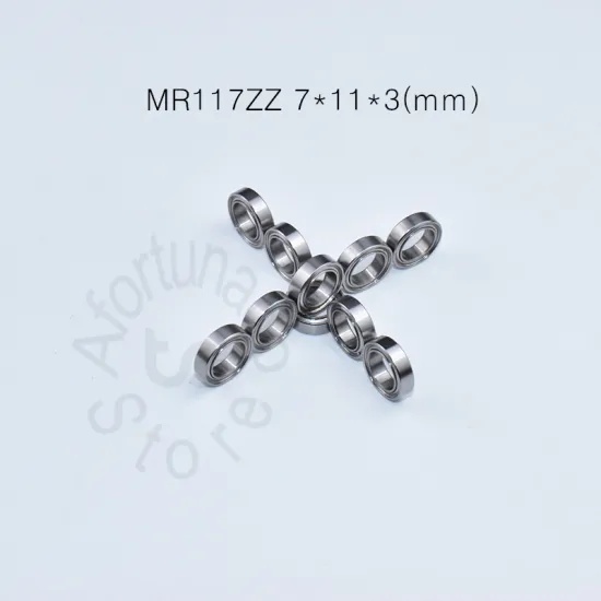 MR117ZZ 7*11*3(mm) 10pieces free shipping bearing ABEC-5 Metal Sealed Miniature Mini Bearing MR117 MR117ZZ chrome steel bearing