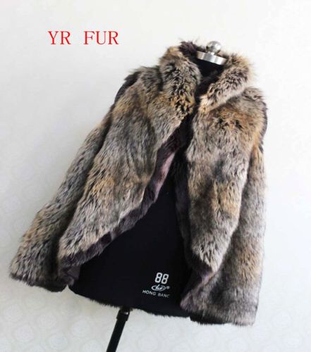 YRC036 Good touch Fashion women fake fur capes fox ponchos faux fur shawl