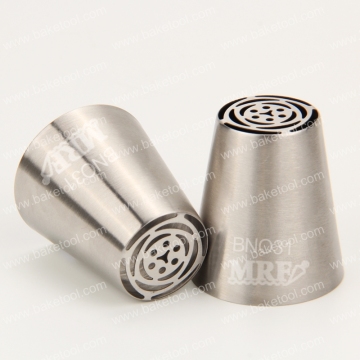 New High Quality Stainless steel cake decorating Xlarge Russian tulip pastry tips#BNO31