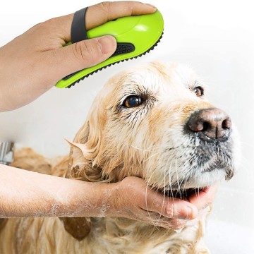 Pet Dog Cat Bath Brush Massage Rubber Hair Fur Grooming Massaging Pet Shower Brush Hair Remove Cleaning Tools Pets Products #730