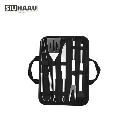 3/5/7/9/20Pcs Stainless Steel Bbq Tools Set Barbecue Set Utensil Accessories Camping Cooking Tools