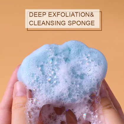 Custom Logo Natural Facial Konjac Sponge for Gentle Cleansing and Exfoliation