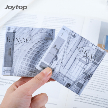 Joytop 1847 Wholesale 7.6*7.6cm Roman Theme Notepad, 100 Sheets, Simple and Artistic Stationery