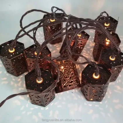 Noma Lights Lantern Pendant LED String Outdoor Light - 2019 Novelty Metal Lantern LED Decor