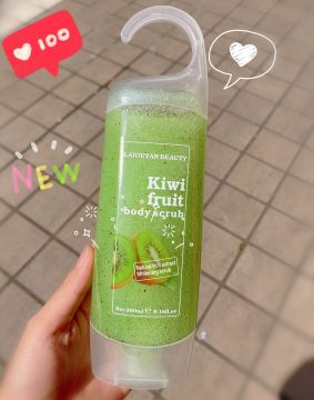 Natural Vegan Fruit Body Scrub & Exfoliating Shower Gel