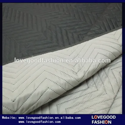 A & B Sides Solid Color Bedspread Ultrasonic Quilt