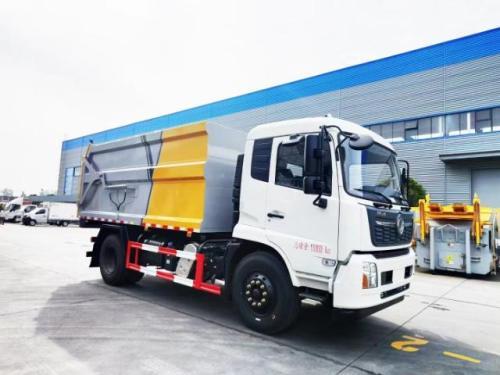 Dongfeng 4x2 hook lift arm refuse collection truck
