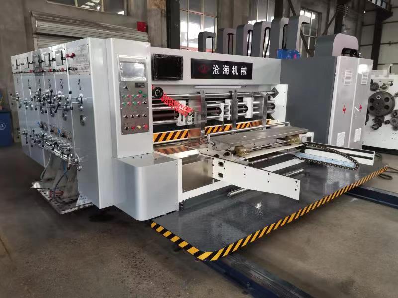 automatic many color printing slotting die-cutting
