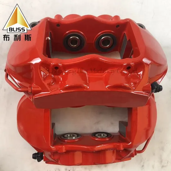 Universal GT4 Forged Rear 4 Pot Piston Brake Caliper for Rotors 345mm to 400mm