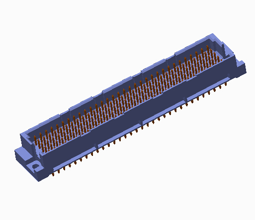 Din41612 Straight plug type E solder160 Positions
