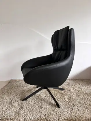 The Modern Accent Living Room Leather Chair