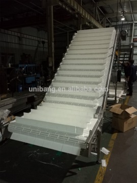 food grade modular belt climbing conveyor