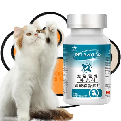 Pet Calcium Tablets with Chondroitin for Puppies and Dogs - Nutritional Supplement