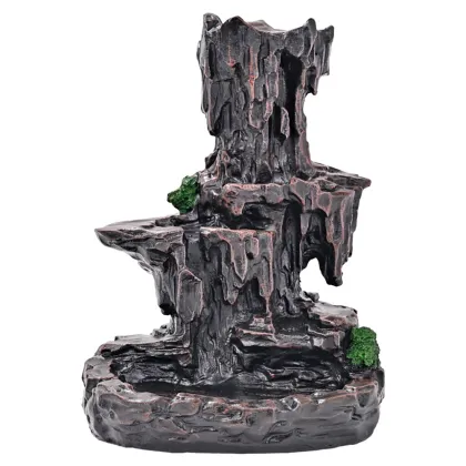Indoor Agarwood Sandalwood Incense Burner with Waterfall Design