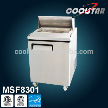 Salad Prep Table refrigerated saladette counter Automatic defrost
