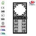 Black Scenic Hinge Left Security Door