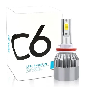 Super Bright C6 LED Headlights 6000K Spotlight for Car and Truck