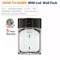 BIS Zertifikat LED Mini Wallpack Light Photozelle