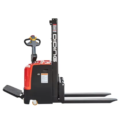 Electric Pallet Stacker Lifter 2200lbs 3300lbs - All Terrain Powered Stacker Equipment