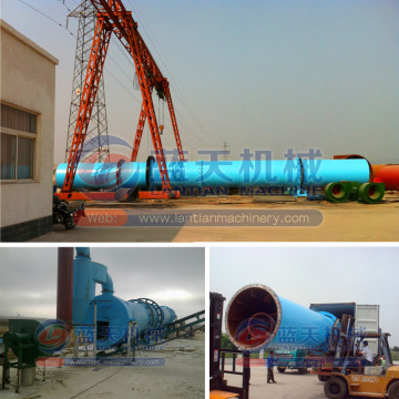 Industrial continious high capacity rotary sand dryer