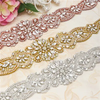 Top Selling Wholesale Rhinestone Wedding Bridal Belts and Crystal Rhinestone Sashes