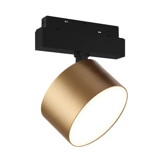 PNY Track Mounted Deep Anti-Glare LED Spot Lamp - White Aluminum Housing