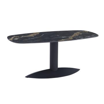 Mesa de comedor fija única moderna