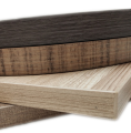 الصلبة PVC حافة النطاقات الخشب الحبوب