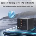 NAS Server N2940 Односековая корпус с четырьмя частями