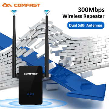 Comfast CF-WR302SV2 Strong Signal WI FI Amplifier Router 300M Wireless Wi-Fi Repeater Network Router 10dbi Antenna Wifi Access