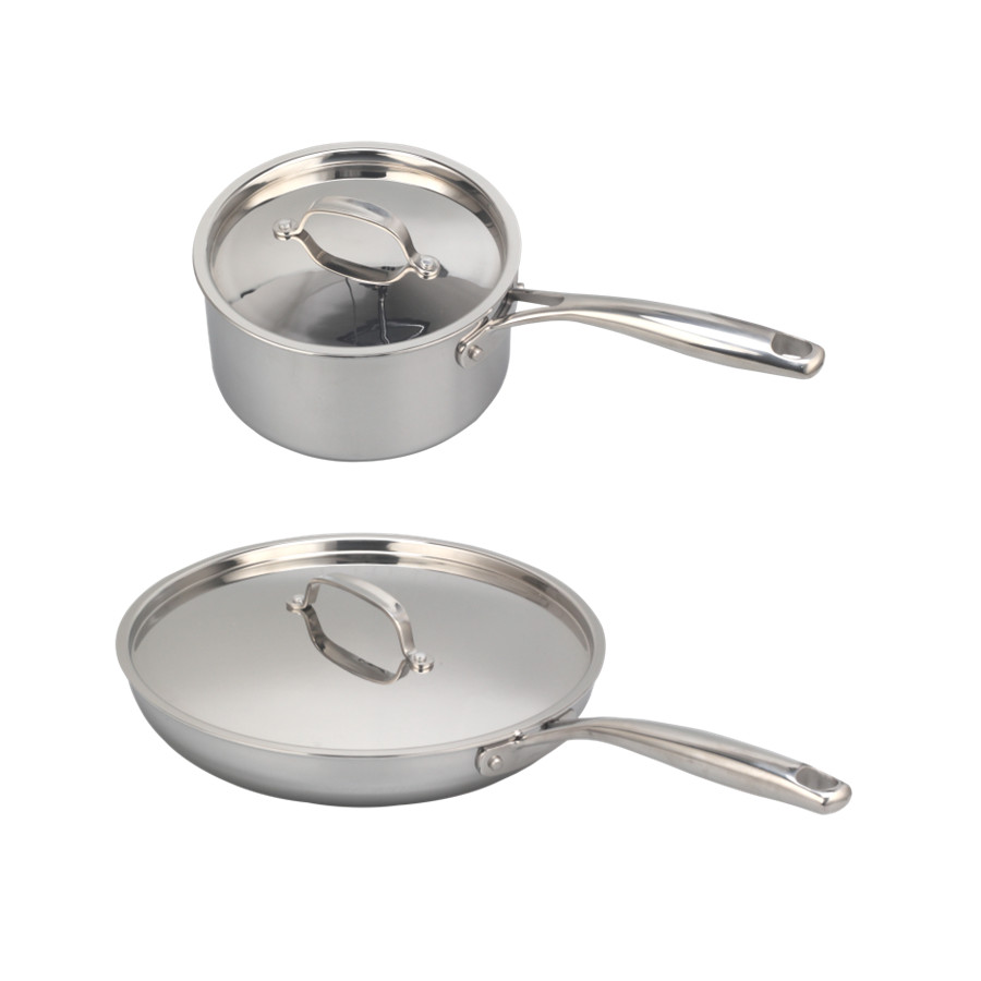 Home Chef Grade Clad cookware Pans Sets Supplier, Supply Various Home