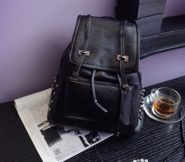 Promotional Leather Backpack with Logo