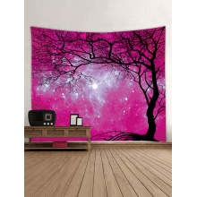 Tapisserie Wandteppich Wandbehang Galaxy Tapisserie Himmel Tapisserie Baum Tapisserie Nachthimmel Tapisserie für Schlafzimmer Wohnheim Dekor