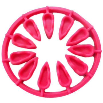 Silicone leaves-shaped amphibious table mat