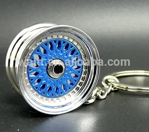 Auto Parts Keychains BBS Wheel Keychains RS color keyring keyholder