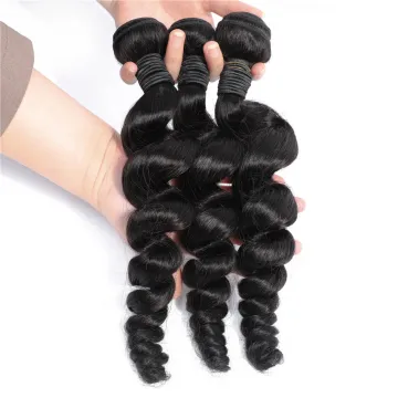 Wholesale Double Weft Bundle Human Hair Vendors Loose Wave Raw Peruvian Virgin Human Cuticle Aligned Hair Bundle Extension