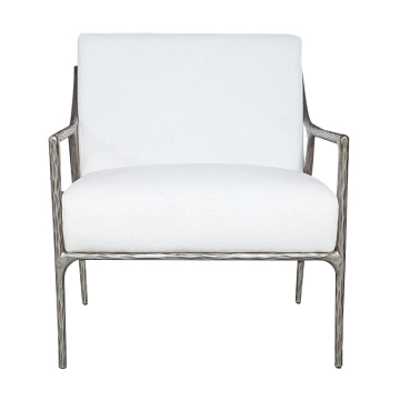 Mrs. Woods' Luxurious White Sofa and Chair Set with Golden Metal Legs: Elevating Your Living Room Décor