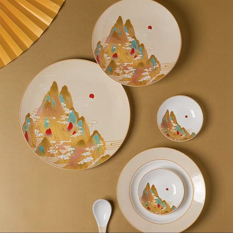 Exquisite Asian-Inspired Dinnerware Collection