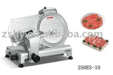 Frozen meat slicing machine with S/S blade